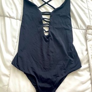 San Lorenzo backless one piece sz small